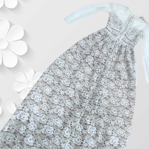 Anthropologie SAU Lace Illusion Bodice Special Occasion Dress, US size 0 - Picture 10 of 11